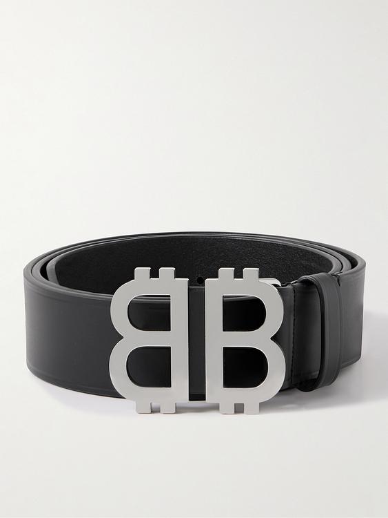 Print black belt from Balenciaga