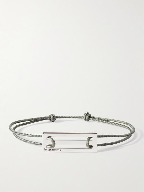 Grey bracelet from Le Gramme