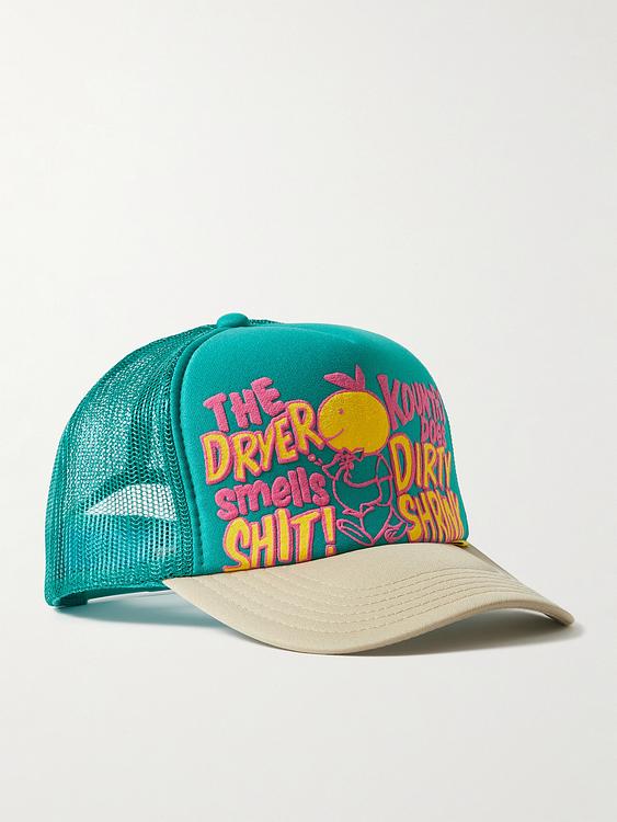 Print multicolor cap from Kapital