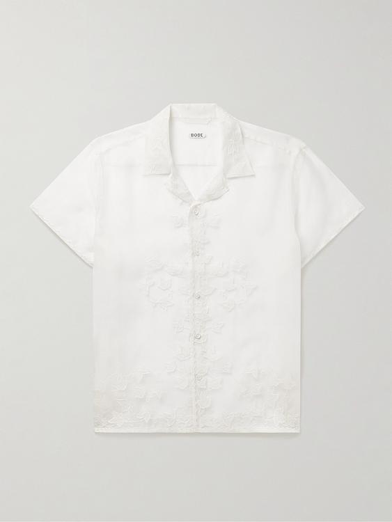 White short sleeve shirt from Bode