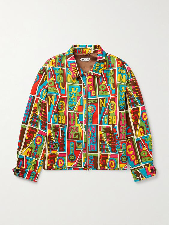Multicolor casual jacket from Bode