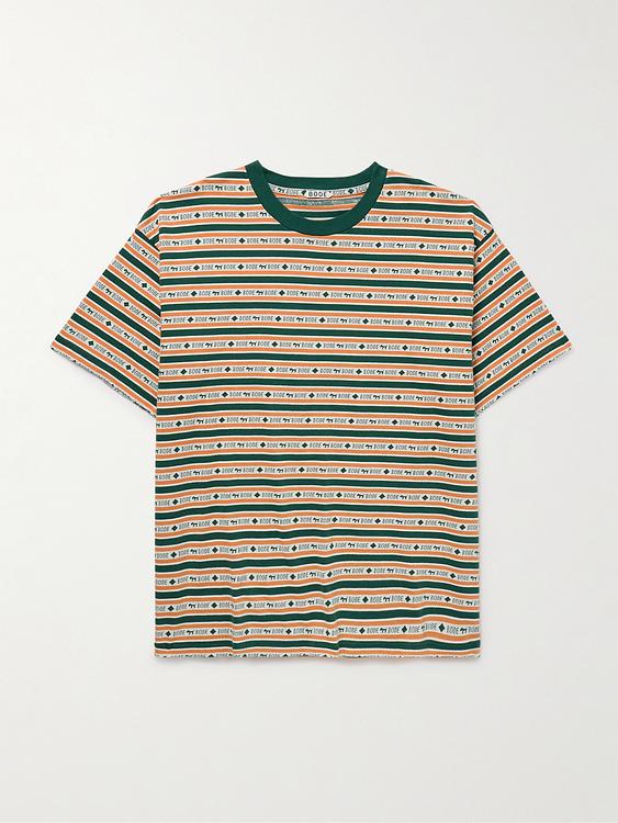 Striped multicolor t-shirt from Bode