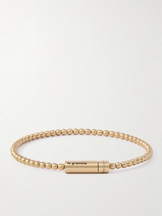 Dark yellow bracelet from Le Gramme