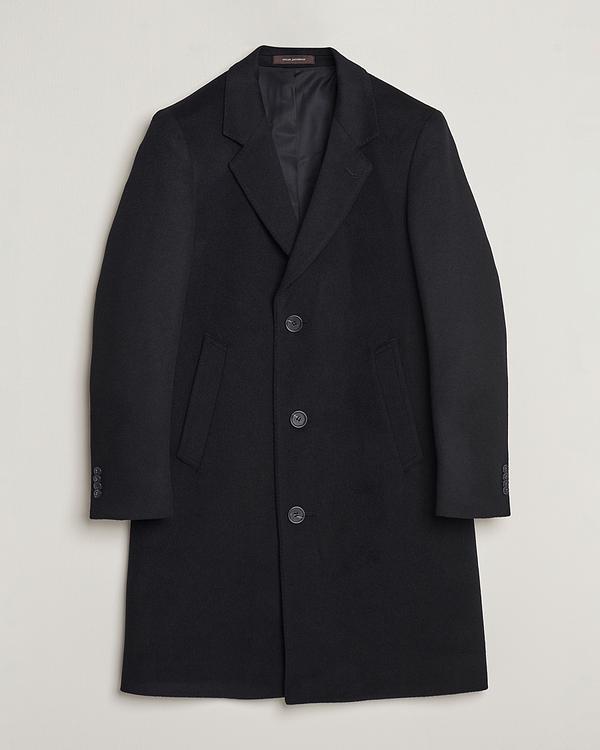 Black coat from Oscar Jacobson