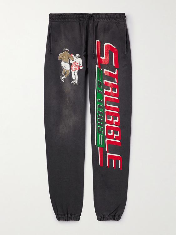 Print dark grey sweatpants from Saint Mxxxxxx