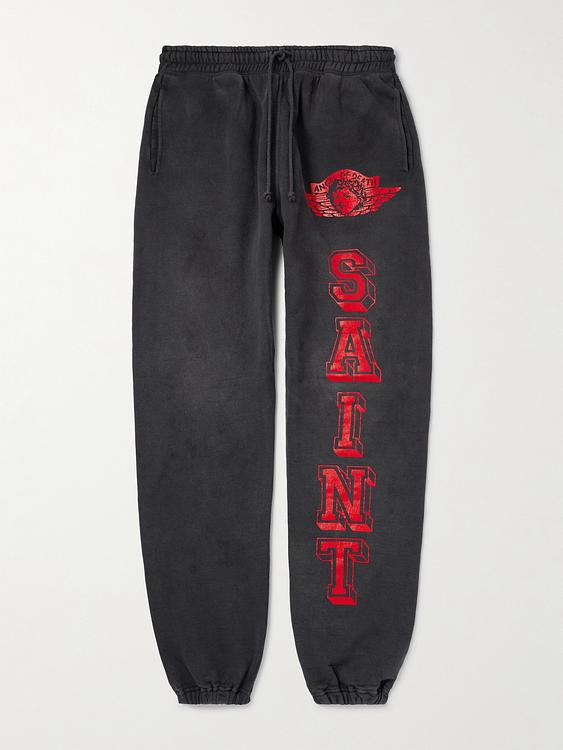 Print dark grey sweatpants from Saint Mxxxxxx