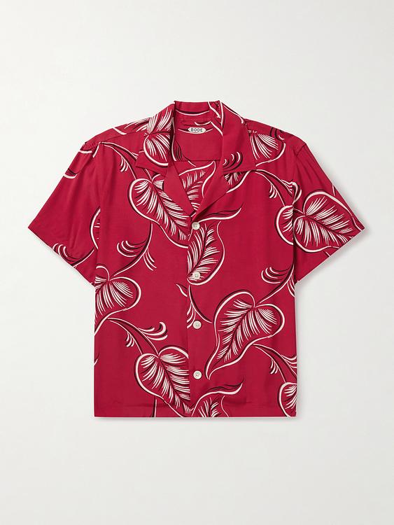 Red short sleeve shirt from Bode