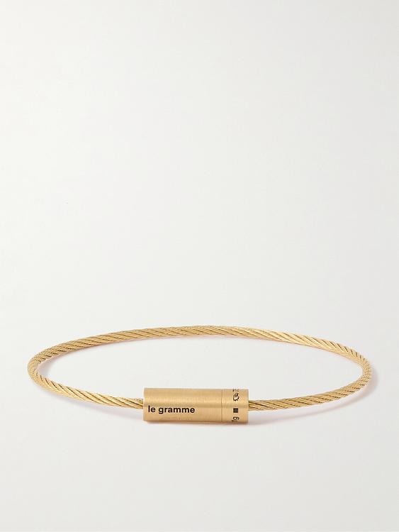 Dark yellow bracelet from Le Gramme