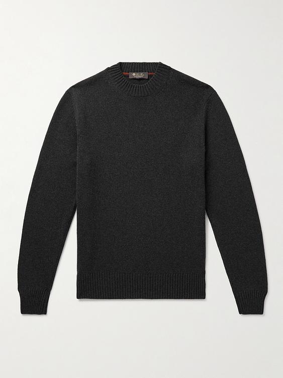 Black sweatshirt from Loro Piana