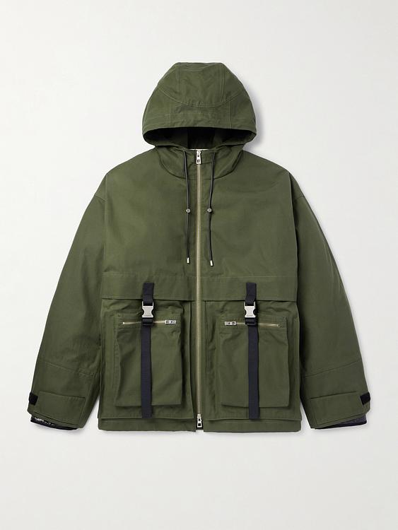 Dark green casual jacket from Loewe