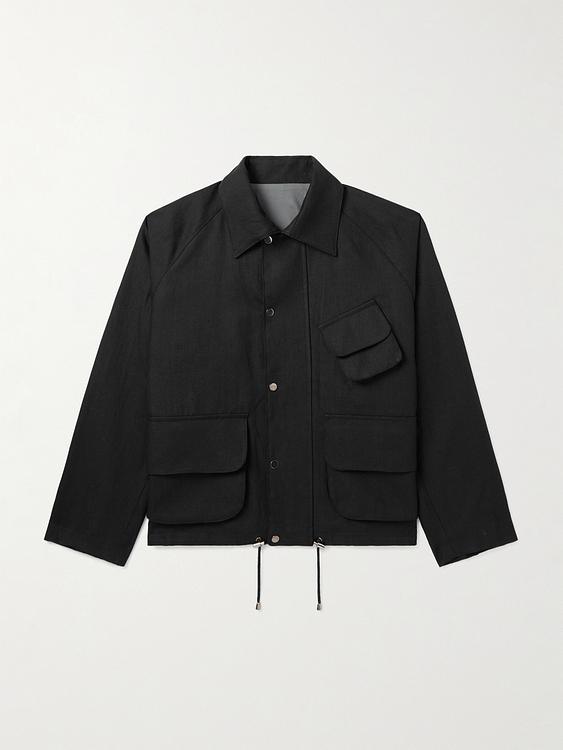 Black casual jacket from Stòffa