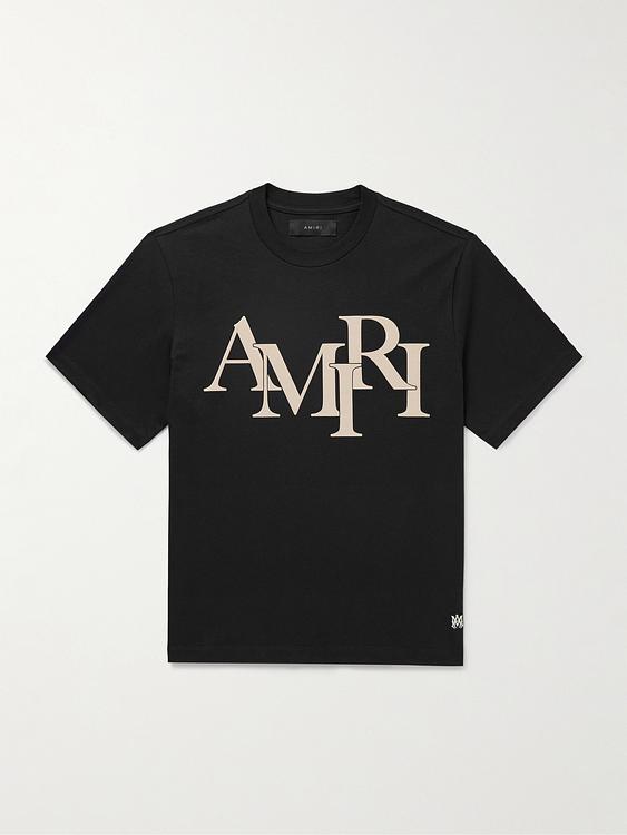 Print black t-shirt from Amiri