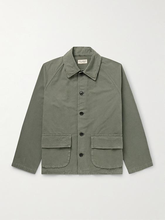 Taupe overshirt from Nili Lotan