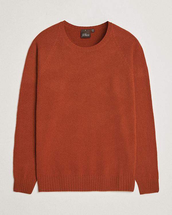Dark red sweater from Oscar Jacobson