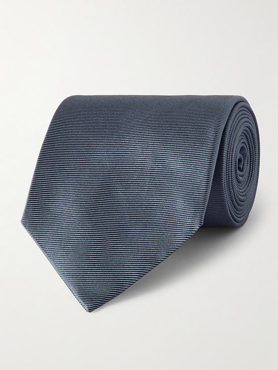 Dark grey tie from Tom Ford