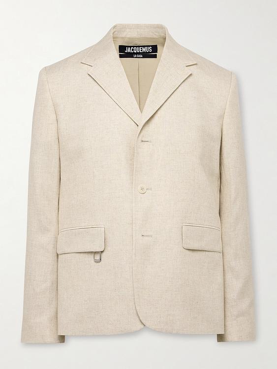 Beige blazer from Jacquemus