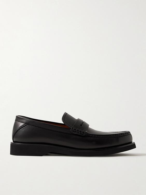 Black loafers from Zegna
