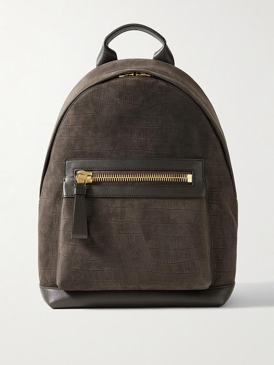 Black backpack from Tom Ford
