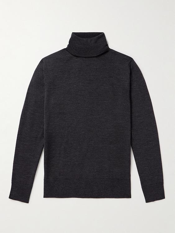 Black turtleneck from Mr P.