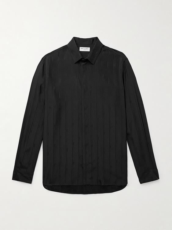 Black casual shirt from Saint Laurent