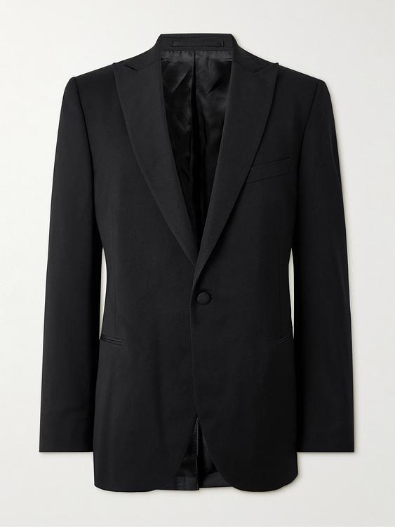 Black tuxedo jacket from Mr P.