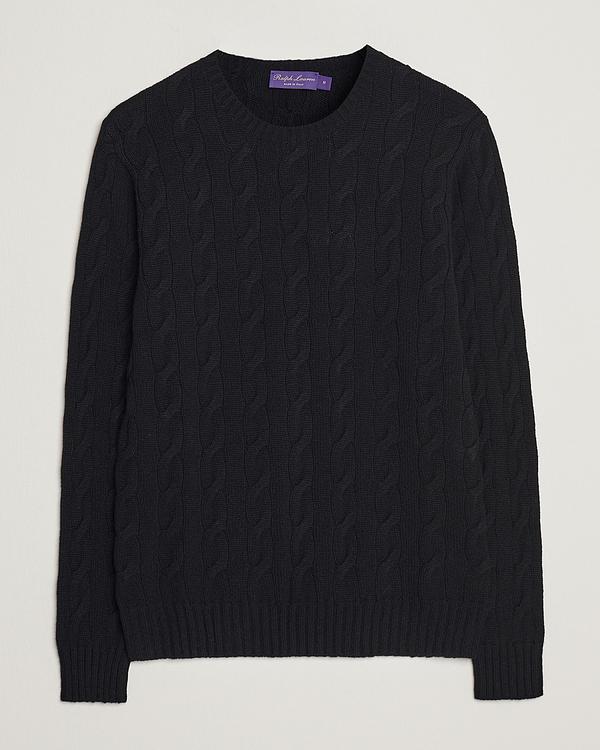 Black cashmere sweater from Ralph Lauren Purple Label