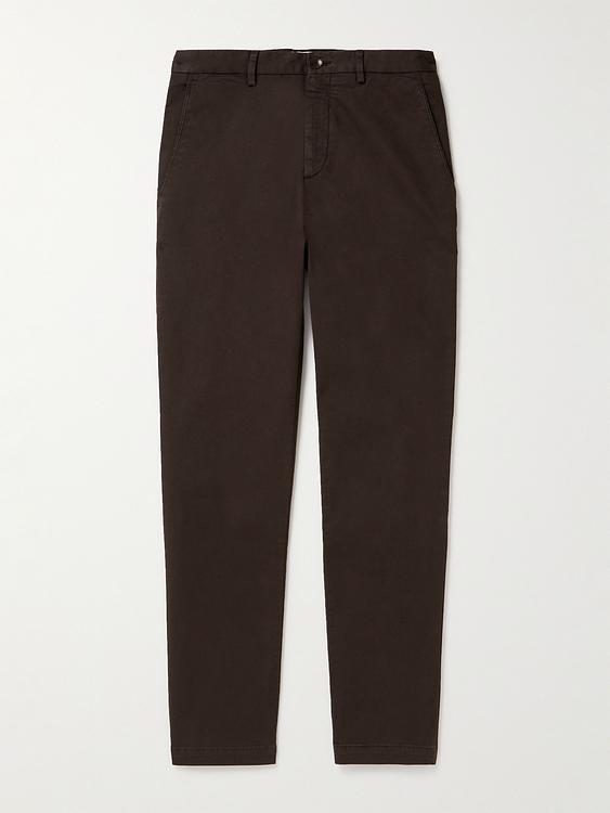 Dark brown chinos from Mr P.