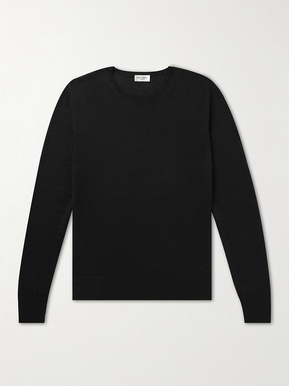 Black sweatshirt from Saint Laurent