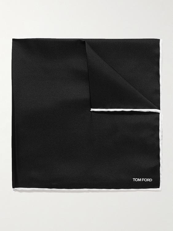 Black pocket square from Tom Ford