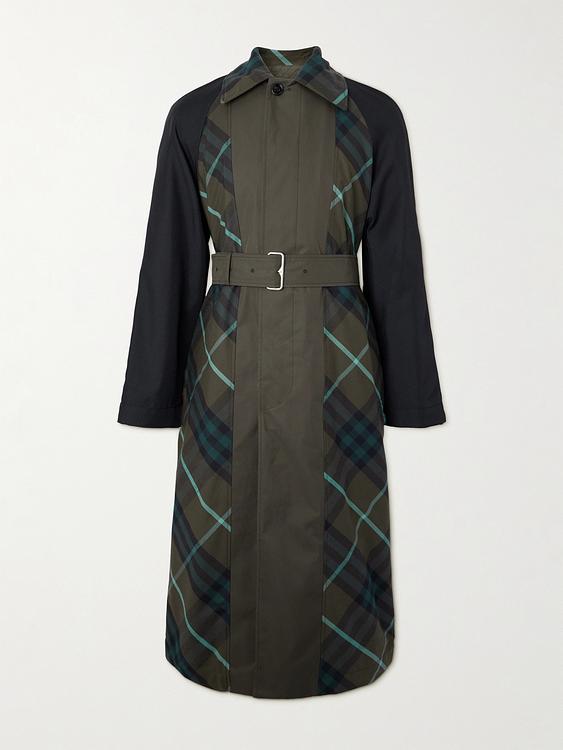 Black trench coat from Burberry