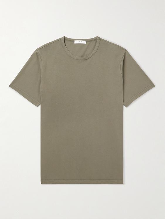 Taupe t-shirt from Mr P.