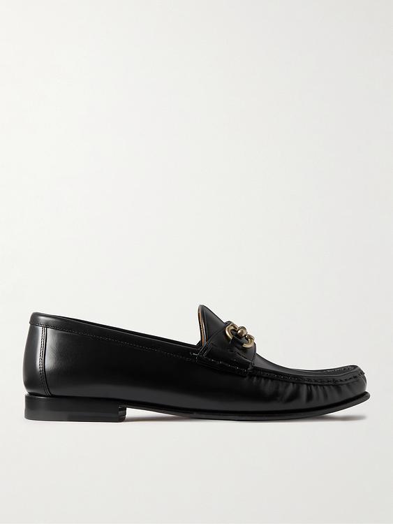 Black loafers from Brunello Cucinelli