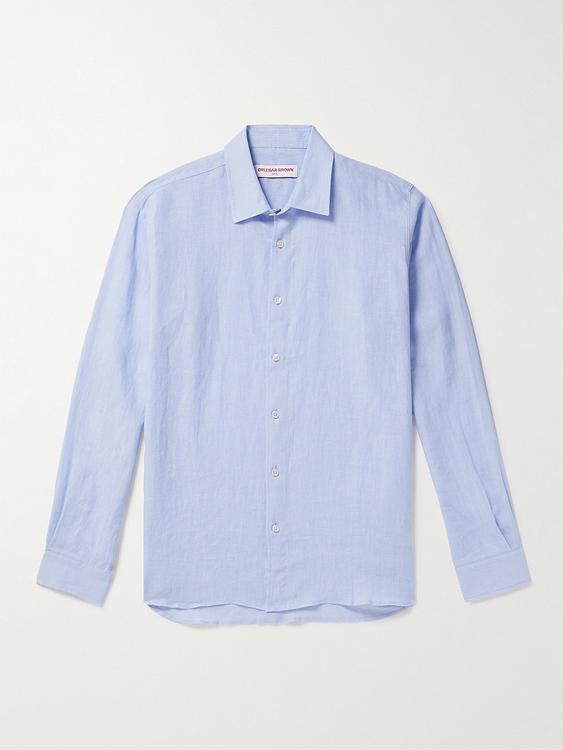 Light blue casual shirt from Orlebar Brown