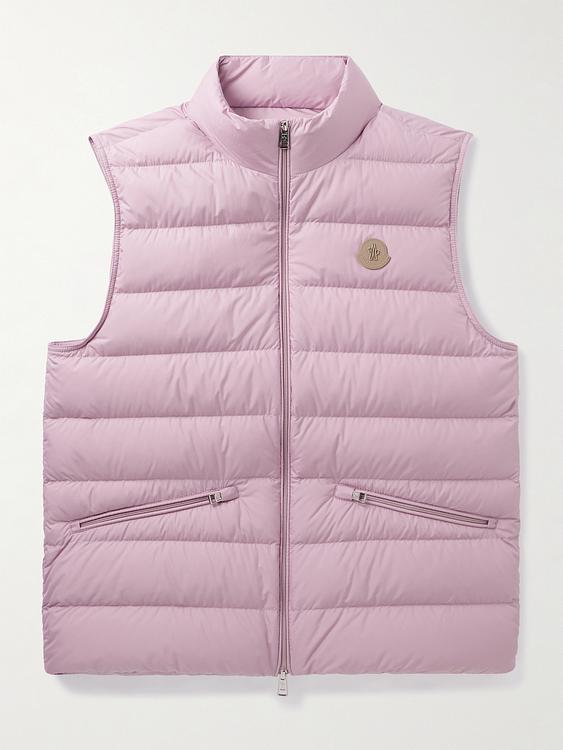 Light purple vest from Moncler