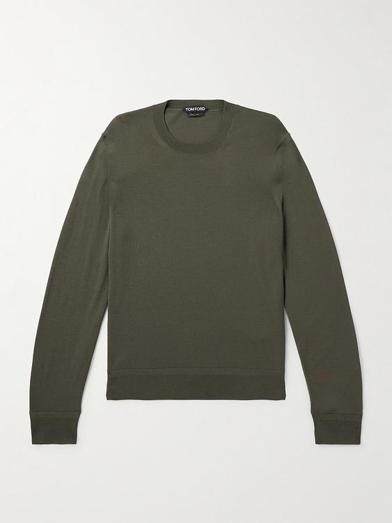 Dark green sweatshirt from Tom Ford