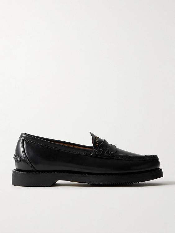Black loafers from Visvim