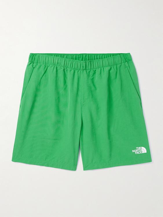 Green swim shorts from The North Face