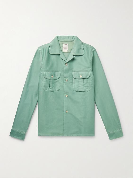 Teal casual shirt from Visvim