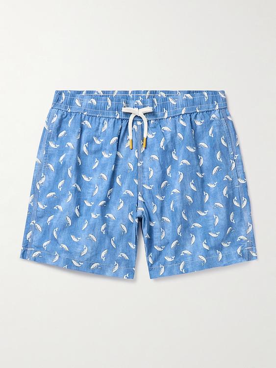 Blue swim shorts from Hartford