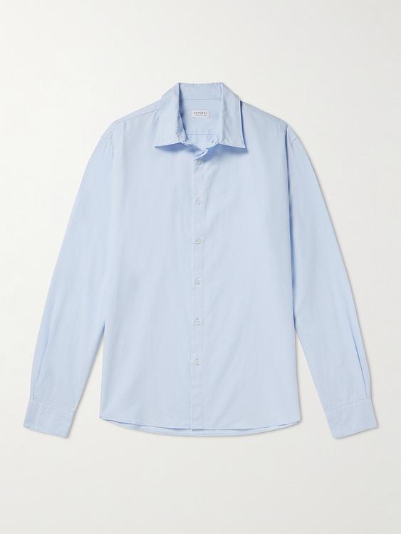 Light blue casual shirt from Sunspel