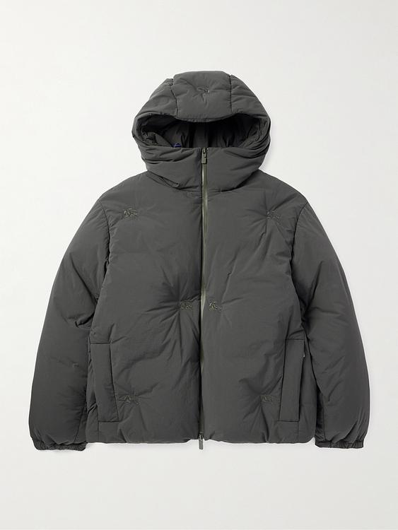 Dark grey down jacket from Burberry