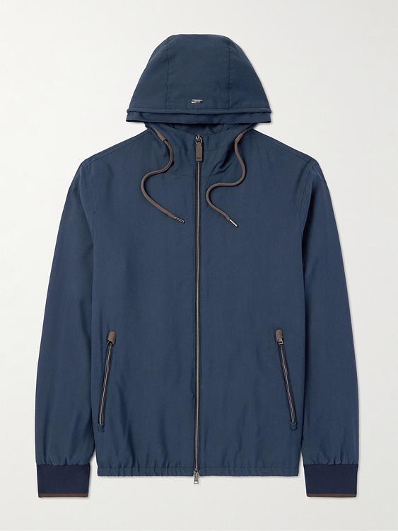 Dark blue casual jacket from Herno