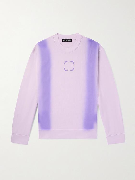 Print light purple sweatshirt from Saif Ud Deen