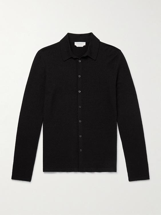 Black casual shirt from Gabriela Hearst