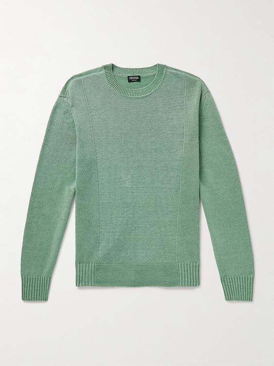Teal sweatshirt from Zegna