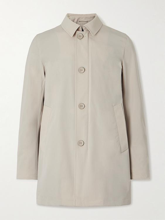 Beige coat from Herno
