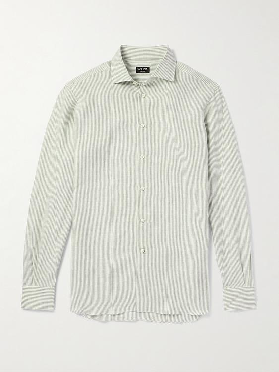 Grey casual shirt from Zegna