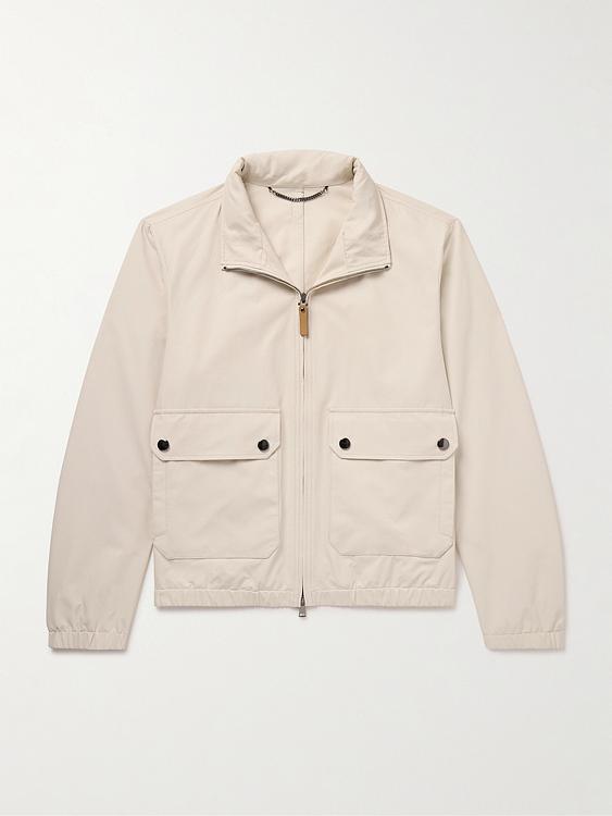 Beige casual jacket from Canali