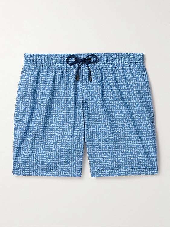 Blue swim shorts from Canali