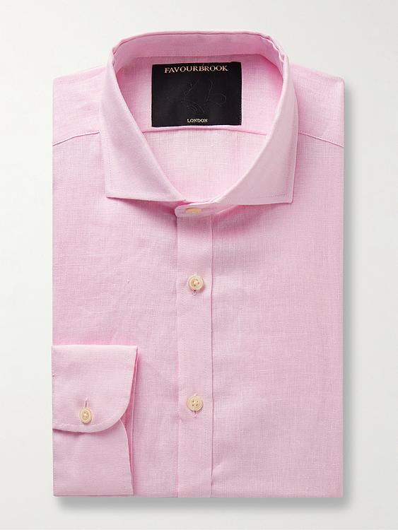 Light pink business shirt from Favourbrook